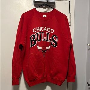 Vintage Chicago Bulls Red Sweatshirt